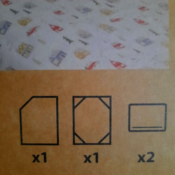 New Flannel Nordic Cabin Pine Tree Queen Size Sheet Set 70% cotton 30% polyester - Picture 4 of 5